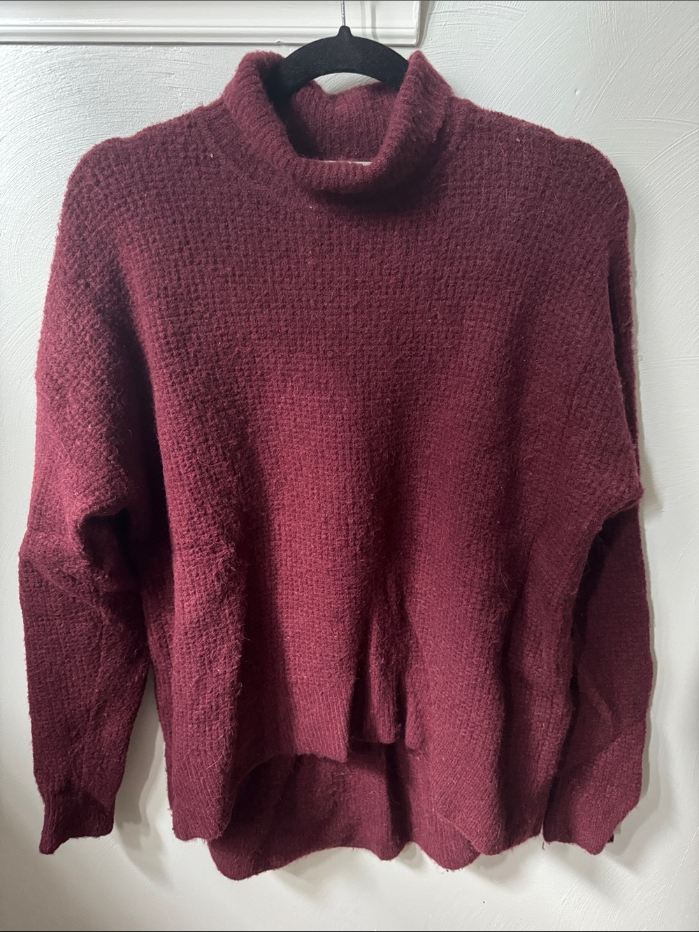 Madewell Burgundy Turtleneck Sweater